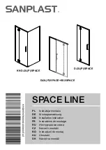 Preview for 1 page of SANPLAST DJ2L/SPACE Series Installation Instruction