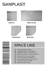 Preview for 1 page of SANPLAST SPACE B/SPACE Installation Instruction