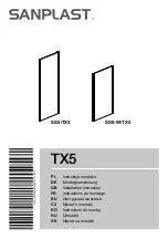 SANPLAST SS0/TX5 Installation Instructions Manual preview