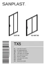 SANPLAST TX5 Series Installation Instruction preview