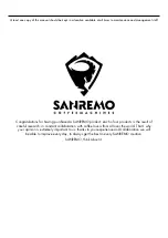 Предварительный просмотр 2 страницы Sanremo 6713 Instruction Booklet