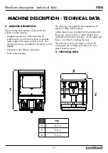 Предварительный просмотр 17 страницы Sanremo 6713 Instruction Booklet