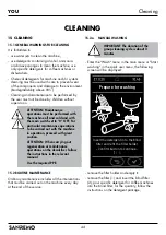 Предварительный просмотр 44 страницы Sanremo 6713 Instruction Booklet