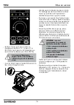 Предварительный просмотр 74 страницы Sanremo 6713 Instruction Booklet