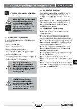 Preview for 23 page of Sanremo CAFE RACER CR2 Instruction Booklet