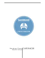 Sanremo CAFE RACER Technical Manual preview