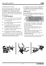 Preview for 47 page of Sanremo CUBE V Instruction Booklet