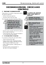 Preview for 52 page of Sanremo CUBE V Instruction Booklet