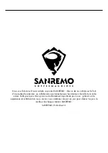 Preview for 56 page of Sanremo CUBE V Instruction Booklet