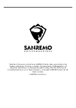 Preview for 83 page of Sanremo CUBE V Instruction Booklet