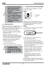 Preview for 98 page of Sanremo CUBE V Instruction Booklet