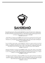 Preview for 3 page of Sanremo F18 Instruction Booklet