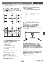 Предварительный просмотр 161 страницы Sanremo F18 Instruction Booklet