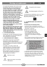 Предварительный просмотр 185 страницы Sanremo F18 Instruction Booklet