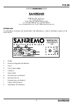 Предварительный просмотр 3 страницы Sanremo F18SB Instruction Booklet