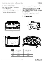 Предварительный просмотр 15 страницы Sanremo F18SB Instruction Booklet