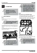 Предварительный просмотр 21 страницы Sanremo F18SB Instruction Booklet