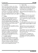 Предварительный просмотр 23 страницы Sanremo F18SB Instruction Booklet