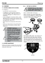 Предварительный просмотр 56 страницы Sanremo F18SB Instruction Booklet