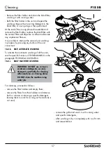 Предварительный просмотр 57 страницы Sanremo F18SB Instruction Booklet