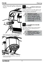 Предварительный просмотр 58 страницы Sanremo F18SB Instruction Booklet