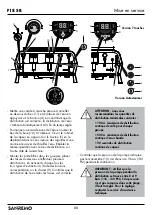 Предварительный просмотр 88 страницы Sanremo F18SB Instruction Booklet