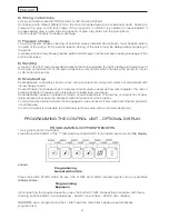 Предварительный просмотр 43 страницы Sanremo Milano LX SAP Instruction Booklet