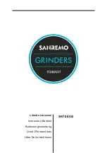 Sanremo Stardust SR70 EVO Instruction Booklet preview