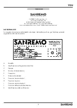 Preview for 3 page of Sanremo You Instruction Booklet