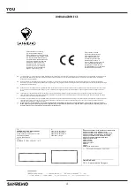 Preview for 4 page of Sanremo You Instruction Booklet