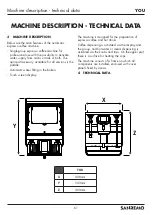 Preview for 61 page of Sanremo You Instruction Booklet