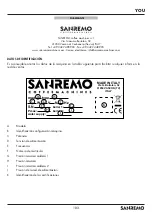 Preview for 183 page of Sanremo You Instruction Booklet