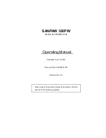 SanRex ID-3000PW-U1E Operating Manual preview