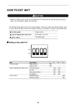 Preview for 12 page of SanRex UF-3 Series Instruction Manual