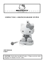 Sanrio HELLO KITTY KT2007 User Manual предпросмотр