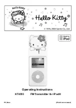 Sanrio Hello Kitty KT4510 Operating Instructions preview