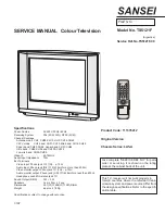 Sansei TS5121F Service Manual preview