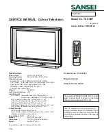 Sansei TS5129T Service Manual предпросмотр