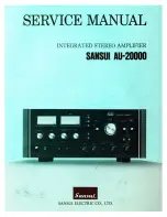 Предварительный просмотр 1 страницы Sansui AU-20000 Service Manual