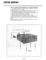 Предварительный просмотр 23 страницы Sansui AU-999 Operating Instructions & Service Manual