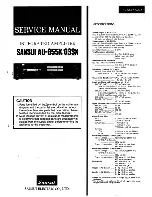 Sansui AU-G33X Service Manual предпросмотр