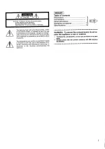 Предварительный просмотр 2 страницы Sansui AU-X701 Operating Instructions Manual