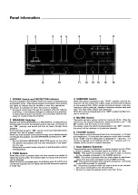 Предварительный просмотр 8 страницы Sansui AU-X701 Operating Instructions Manual