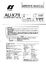 Предварительный просмотр 1 страницы Sansui AU-X711 Service Manual