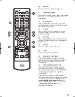 Предварительный просмотр 13 страницы Sansui BDP3959 Owner'S Manual