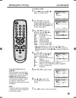 Preview for 21 page of Sansui DTV2700 Owner'S Manual