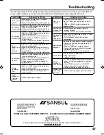 Preview for 37 page of Sansui DTV2700 Owner'S Manual