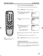 Предварительный просмотр 27 страницы Sansui DTV2750 Owner'S Manual