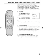 Предварительный просмотр 29 страницы Sansui DTV3250 Owner'S Manual