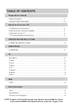 Preview for 2 page of Sansui GQTVOMV03 User Manual